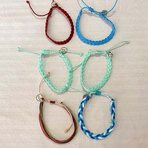 Imitation Pura Vida style friendship bracelets